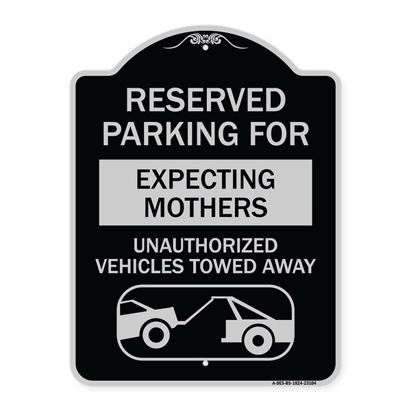 Reserved Parking for Expecting Mothers Unauthorized Vehicles Towed Away, A-DES-BS-1824-23104